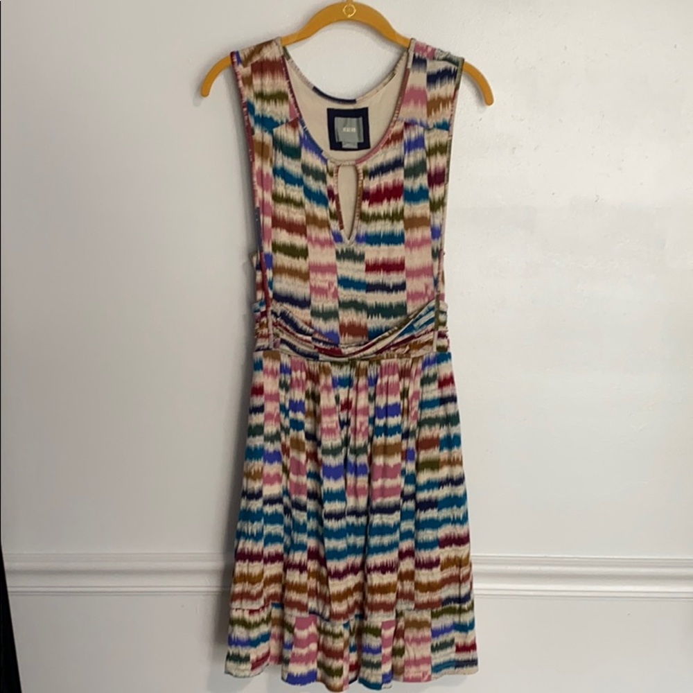 Maeve Anthropologie sleeveless watercolor dress